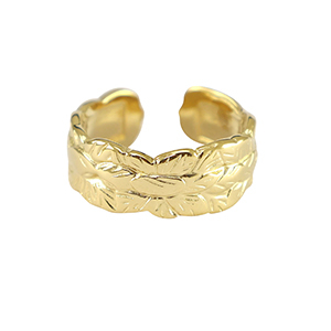 Stainless Steel - Rostfrei Stahl Ringe Gold