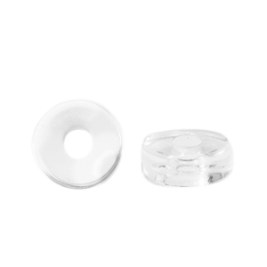 Perlen Acryl Disc Transparent