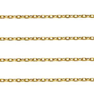 Zubeh&ouml;r aus Stainless Steel - Rostfreiem Stahl Gliederkette Ankerkette Gold