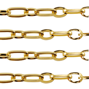 Zubeh&ouml;r aus Stainless Steel - Rostfreiem Stahl Gliederkette Ankerkette Gold