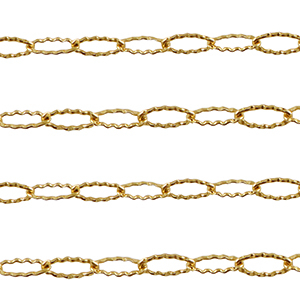 Zubeh&ouml;r aus Stainless Steel - Rostfreiem Stahl Gliederkette Ankerkette Gold