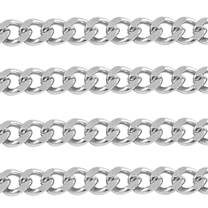 Zubeh&ouml;r aus Stainless Steel - Rostfreiem Stahl Gliederkette Silver