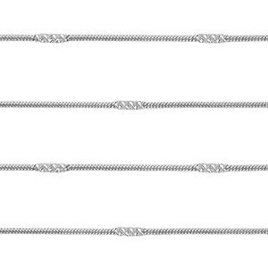 Zubeh&ouml;r aus Stainless Steel - Rostfreiem Stahl Gliederkette Silver