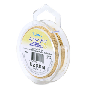 Artistic Wire 24 Gauge Tarnish resistant brass