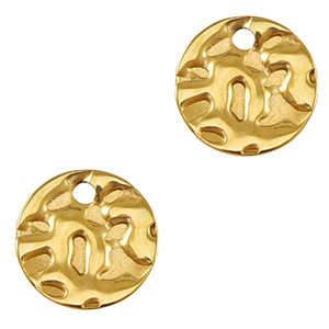Anh&auml;nger aus Stainless Steel - Rostfreiem Stahl 10mm Gold