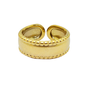 Stainless Steel - Rostfrei Stahl Ringe Gold