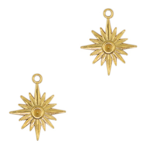 Anh&auml;nger aus Stainless Steel - Rostfreiem Stahl Sun Gold