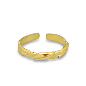 Stainless Steel - Rostfrei Stahl Ringe Gold