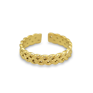 Stainless Steel - Rostfrei Stahl Ringe Gold