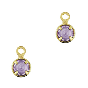 Anh&auml;nger aus Kristallglas Purple-gold