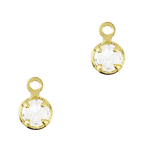 Anh&auml;nger aus Kristallglas Crystal-gold