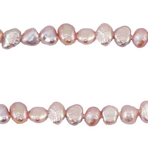 BQ S&uuml;&szlig;wasser Perlen Nugget 4-5mm Lilac rose