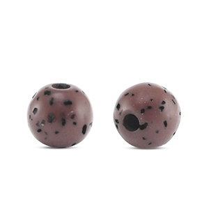 Polaris Perle 6mm rund Sassi Lavender frost-black