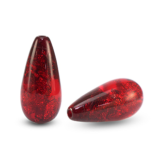 Polaris Perle tropfenform Tiffany Crimson red