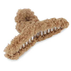 Haarschmuck Haarklemme Teddy Brown
