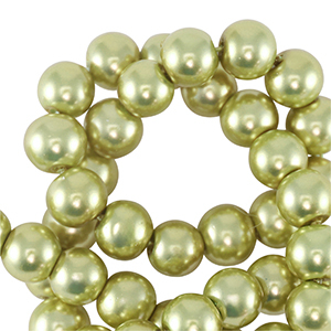 Glaswachs Perlen 8mm Light olive green