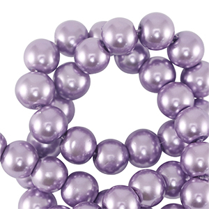Glaswachs Perlen 8mm Lilac purple