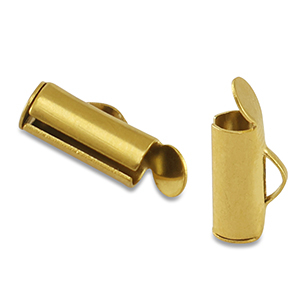 Zubeh&ouml;r aus Stainless Steel - Rostfreiem Stahl Schieber Endkappen Gold