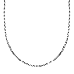 Stainless Steel - Rostfrei Stahl Kette Silver