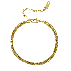 Stainless Steel - Rostfrei Stahl Armb&auml;nder Gold