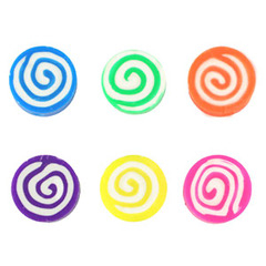 Perlen Polymer Twist Multicolor