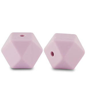 Silikonperlen Diamond Lilac