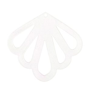 Anh&auml;nger aus Resin Shell Off white