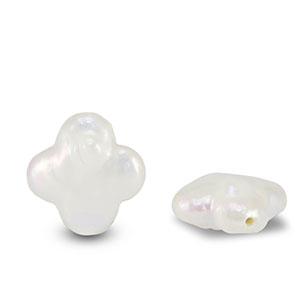S&uuml;sswasser Perlen Clover Natural white