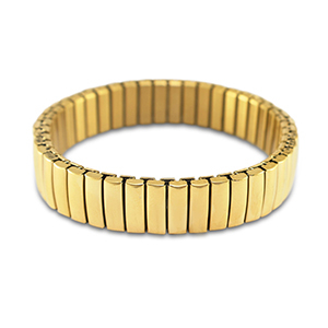 Stainless Steel - Rostfrei Stahl Armb&auml;nder Gold