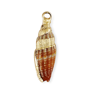 Anh&auml;nger Muschel Special Multicolour red brown-gold