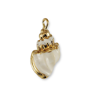 Anh&auml;nger Muschel Special White-gold