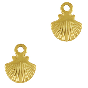 Anh&auml;nger aus Stainless Steel - Rostfreiem Stahl Shell Gold