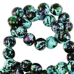 Keramik Perlen 8mm Multicolor