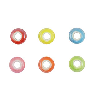 Keramik Perlen Rondell Multicolour