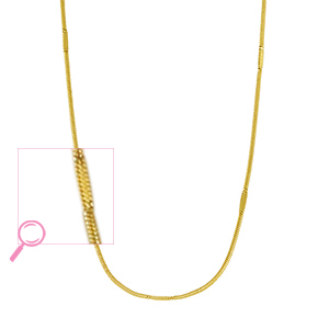 Stainless Steel - Rostfrei Stahl Kette Gold