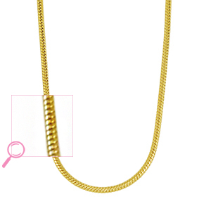 Stainless Steel - Rostfrei Stahl Kette Gold