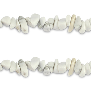 Perle Chip Steine White