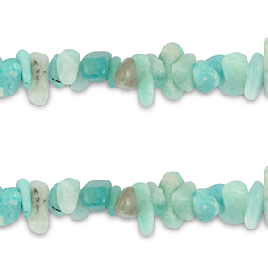 Perle Chip Steine Amazonit Mint green