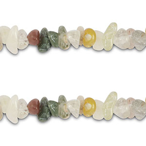 Perle Chip Steine Rutilqaurz Multicolour