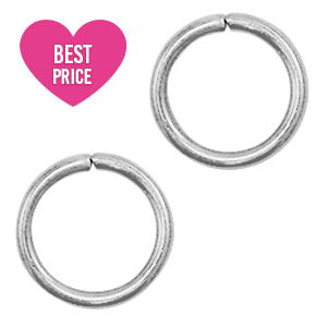 Zubeh&ouml;r aus Stainless Steel - Rostfreiem Stahl Zubeh&ouml;r Bindering 8mm Silber