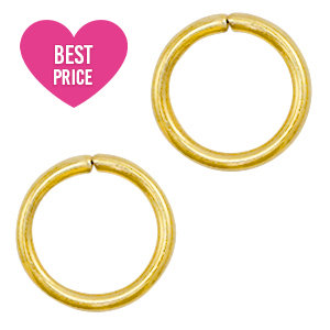 Zubeh&ouml;r aus Stainless Steel - Rostfreiem Stahl Zubeh&ouml;r Bindering 7mm Gold