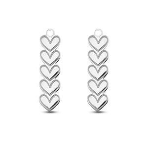 Anh&auml;nger aus Stainless Steel - Rostfreiem Stahl Heart Silver