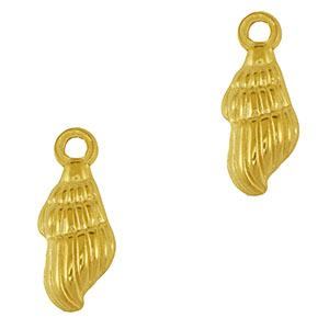 Anh&auml;nger aus Stainless Steel - Rostfreiem Stahl Whelk Gold