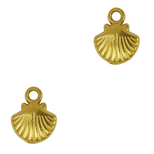 Anh&auml;nger aus Stainless Steel - Rostfreiem Stahl Shell Gold