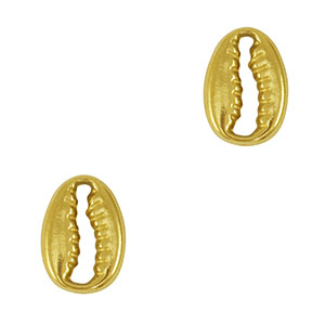 Anh&auml;nger aus Stainless Steel - Rostfreiem Stahl Zwischenst&uuml;ck Kauri Gold