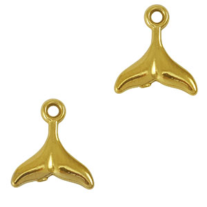 Anh&auml;nger aus Stainless Steel - Rostfreiem Stahl Tail Fin Gold