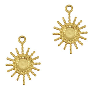 Anh&auml;nger aus Stainless Steel - Rostfreiem Stahl Sun Gold