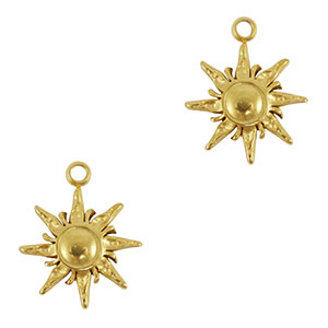 Anh&auml;nger aus Stainless Steel - Rostfreiem Stahl Sun Gold