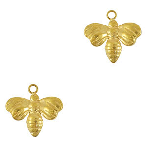 Anh&auml;nger aus Stainless Steel - Rostfreiem Stahl Wasp Gold
