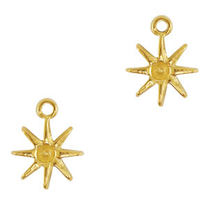Anh&auml;nger aus Stainless Steel - Rostfreiem Stahl Star Gold